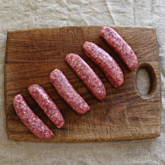 Grass Fed Beef Sausages (Gluten Free)